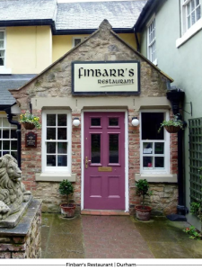 Finbarr's restaurant in Durham.