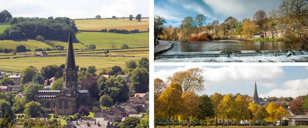 A collection of images of Bakewell in the Peak District.