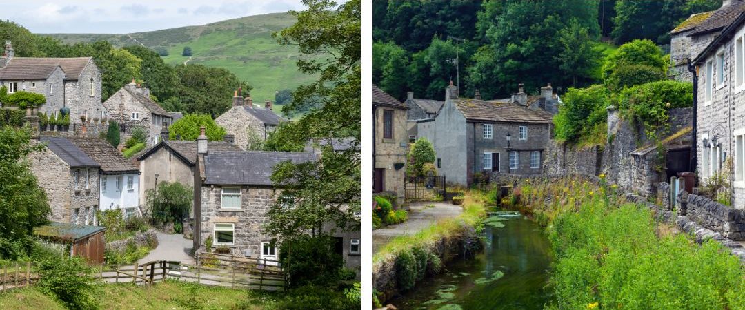 A collection of images of Castleton in the Peak District.