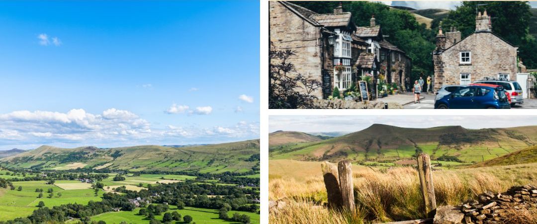 A collection of images of Edale in the Peak District.