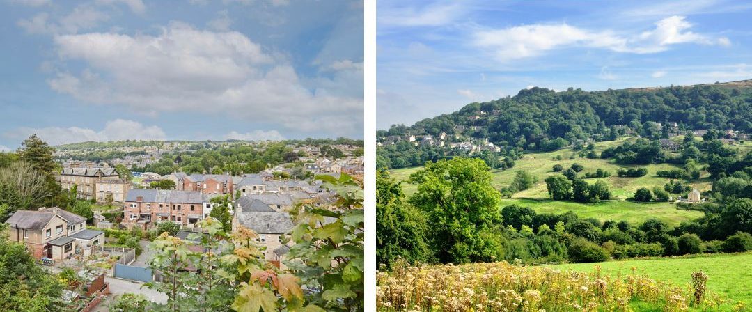 A collection of images of Matlock in the Peak District.